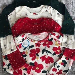 New Holiday Onsies, 12 months